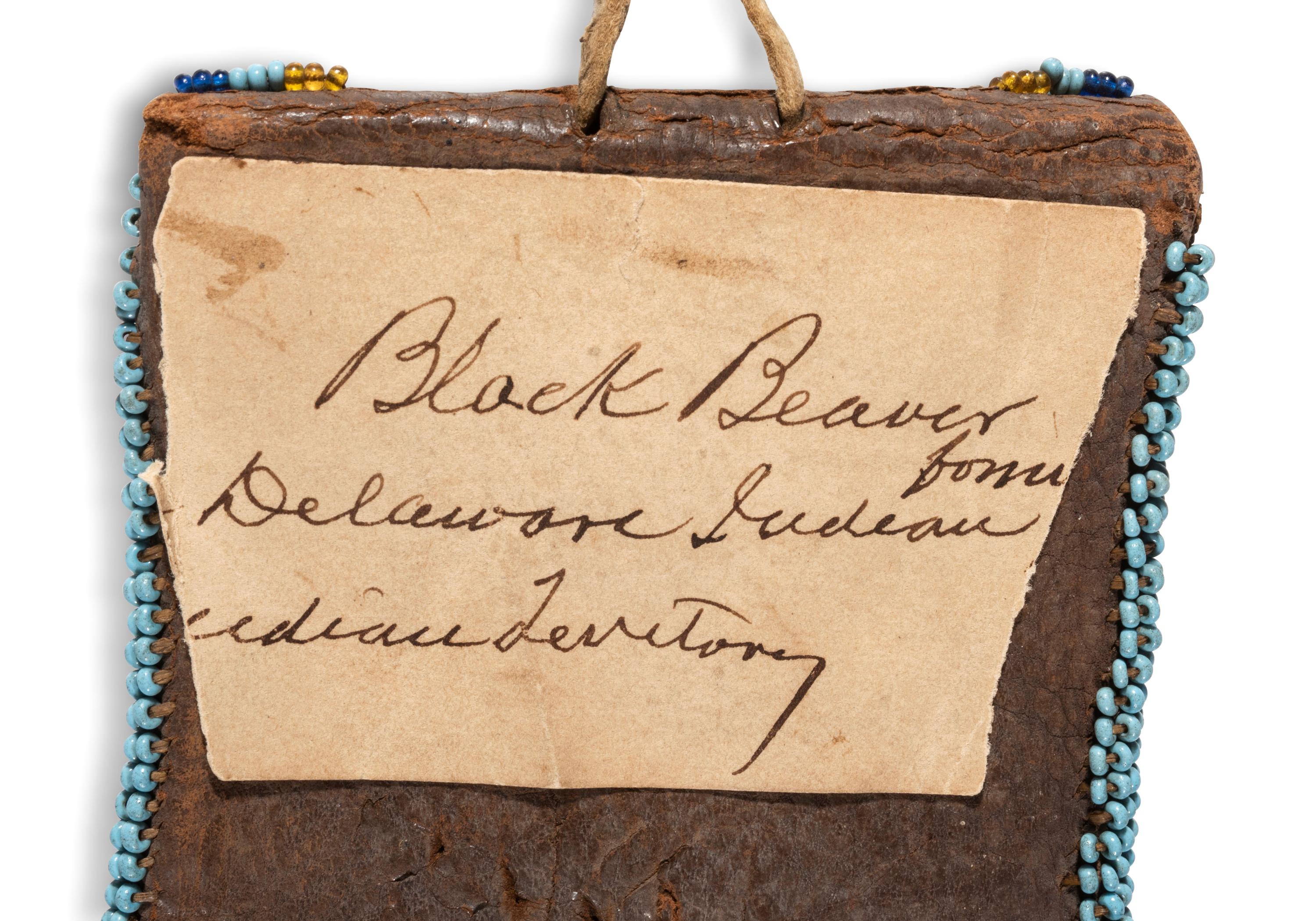 Southern Plains Beaded Hide Srike-a-Light Bag