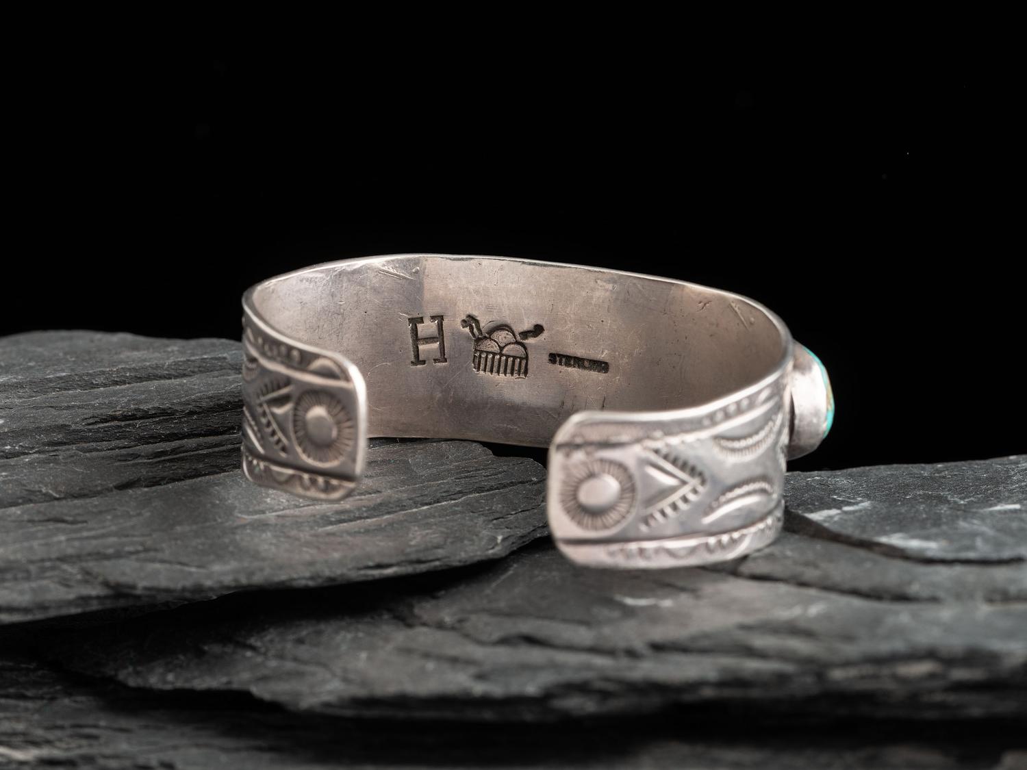 Sterling Silver and Turquoise Cuff Bracelet