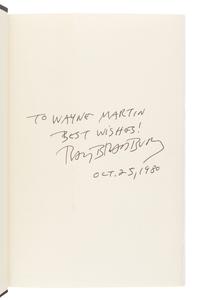 [BRADBURY, Ray (1920-2012)]. A group of 5 works SIGNED OR INSCRIBED by Bradbury, comprising:
