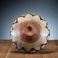 San Ildefonso Polychrome Pottery Olla, with Lizards