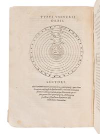 FINE, Oronce (1494-1555). In eos quos de Mundi sphaera conscripsit libros, ac in Planetarum theoricas, Canonum Astronomicorum Libri II. Paris: Michael Vascosan, 1553.