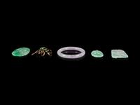 Five Jadeite Jewelry
