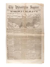 [CIVIL WAR]. A group of Civil War-era newspapers, comprising: