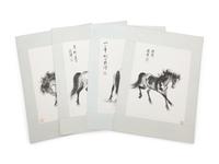 A Group of Chinese Prints After Xu Beihong (1895-1953)