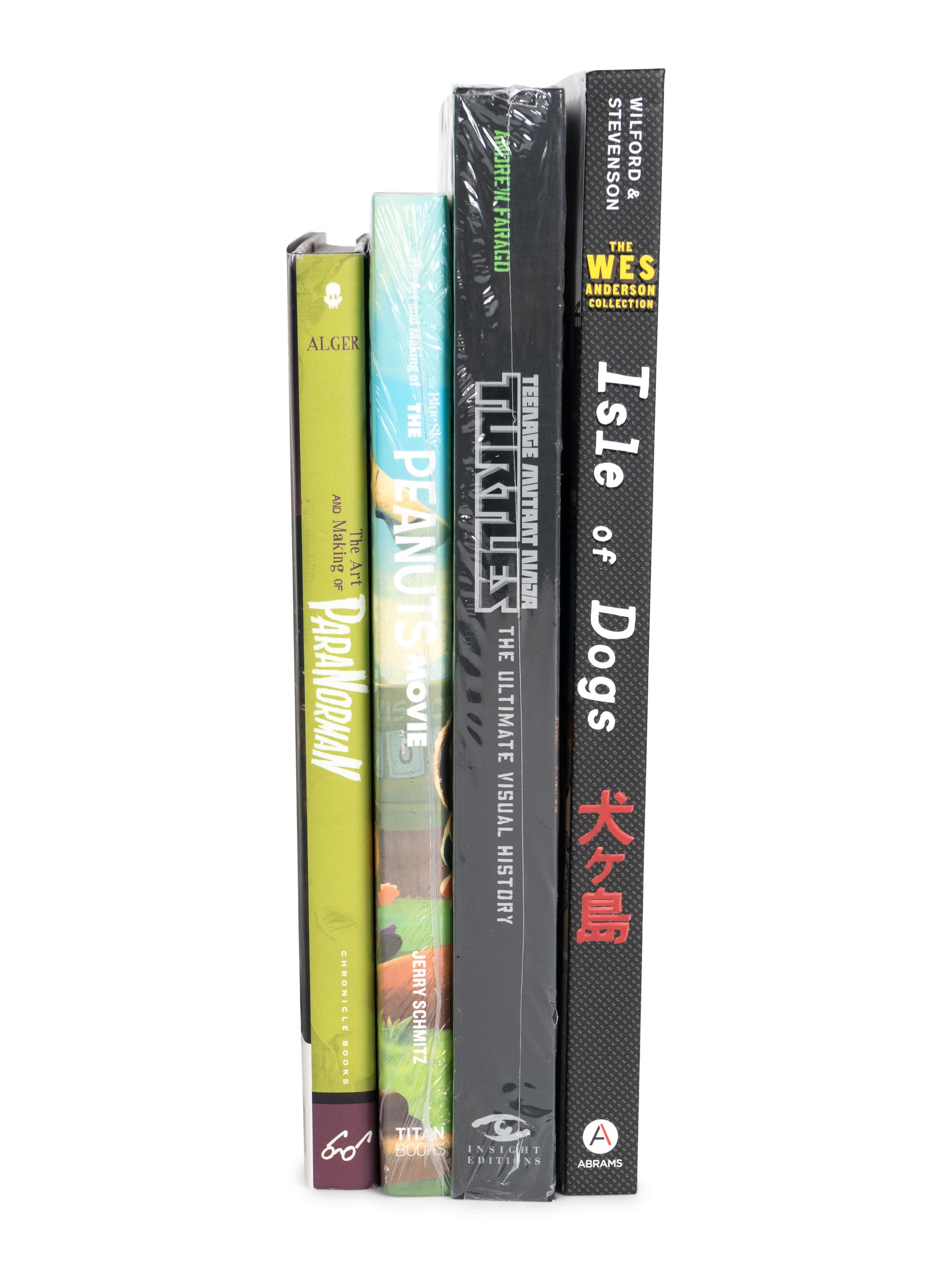 (Animation) A group of 4 art books from animated films, comprising: