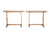 A Pair of French Fruitwood Side Tables