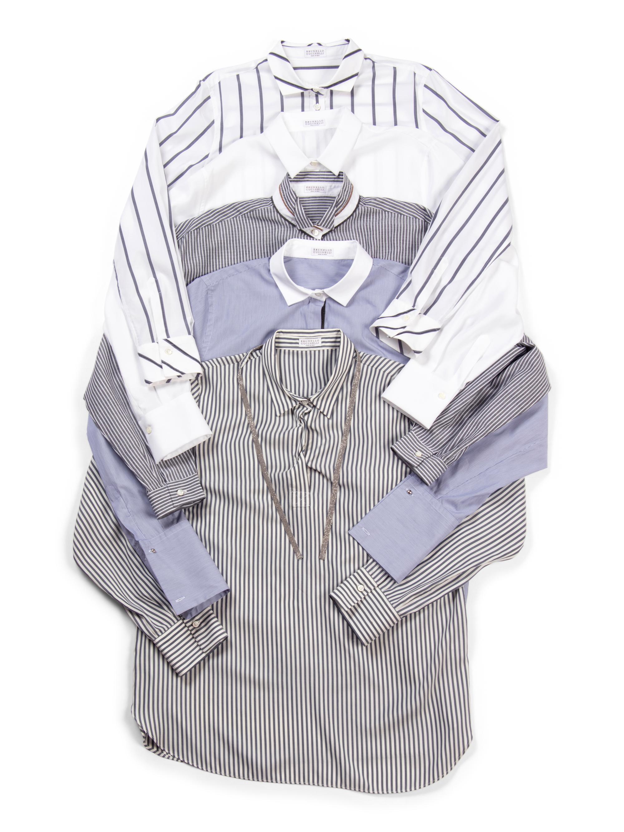Five Brunello Cucinelli Dress Shirts
