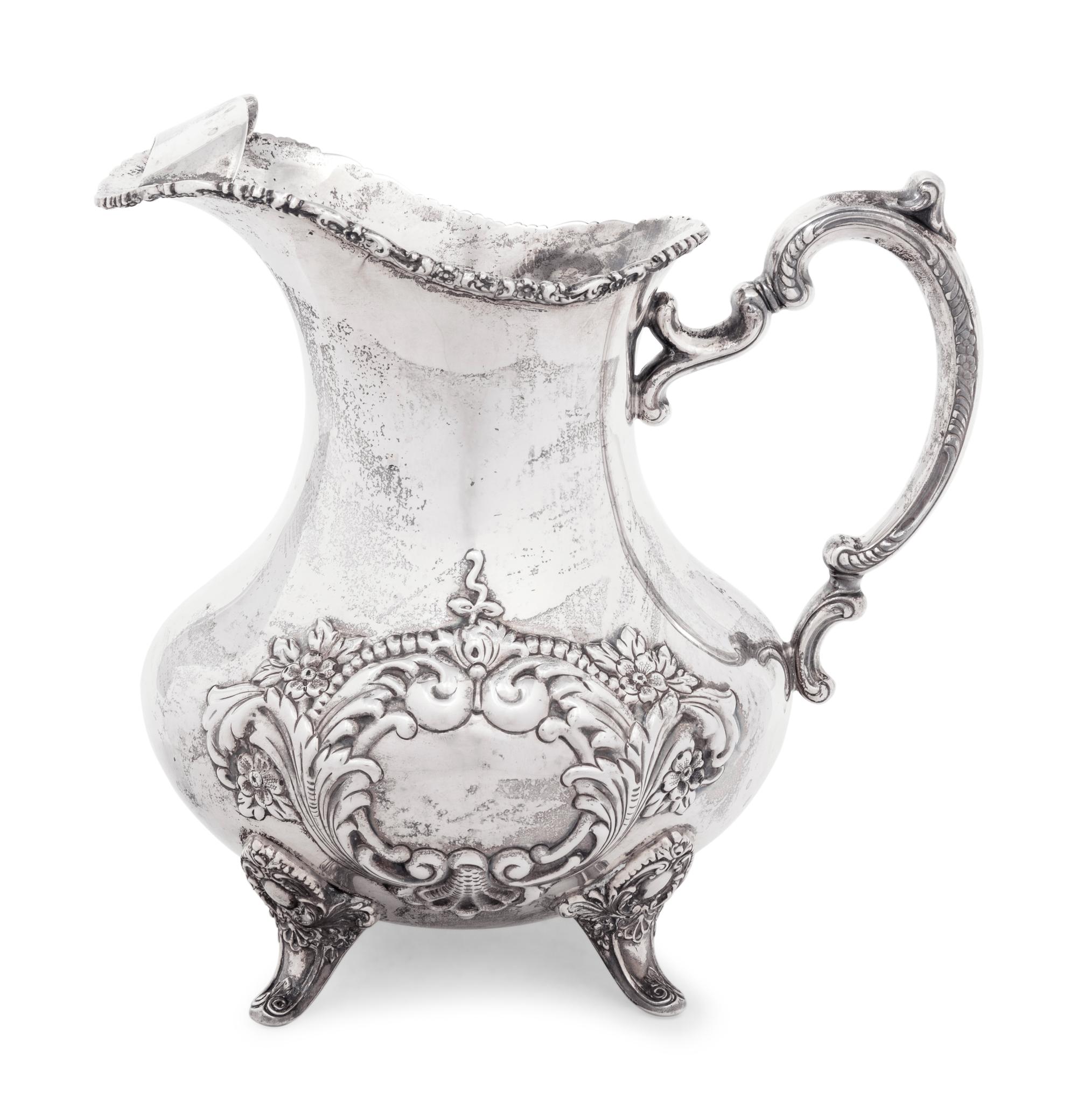 An American Silver Water Pitcher