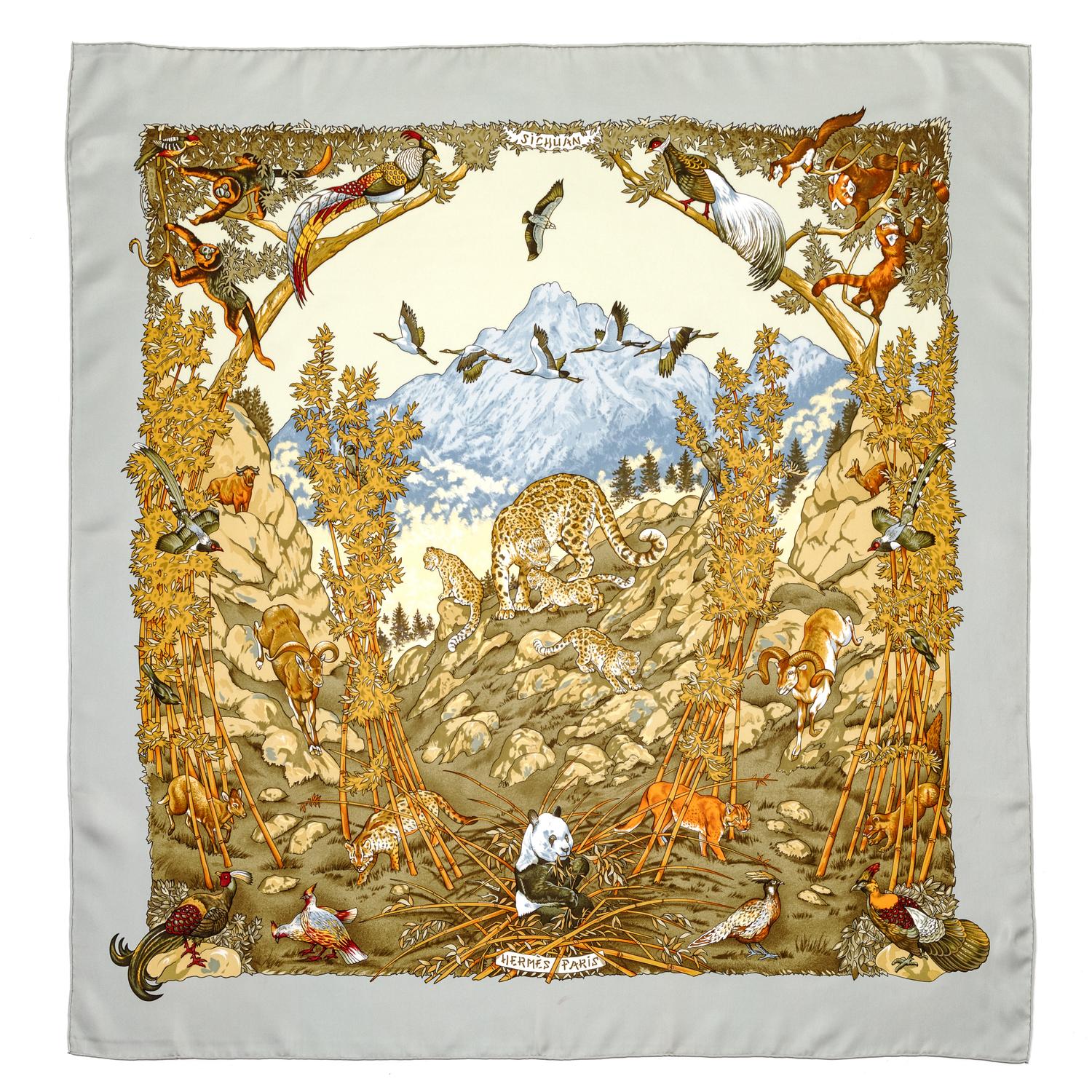 Hermès 90cm Silk Scarf