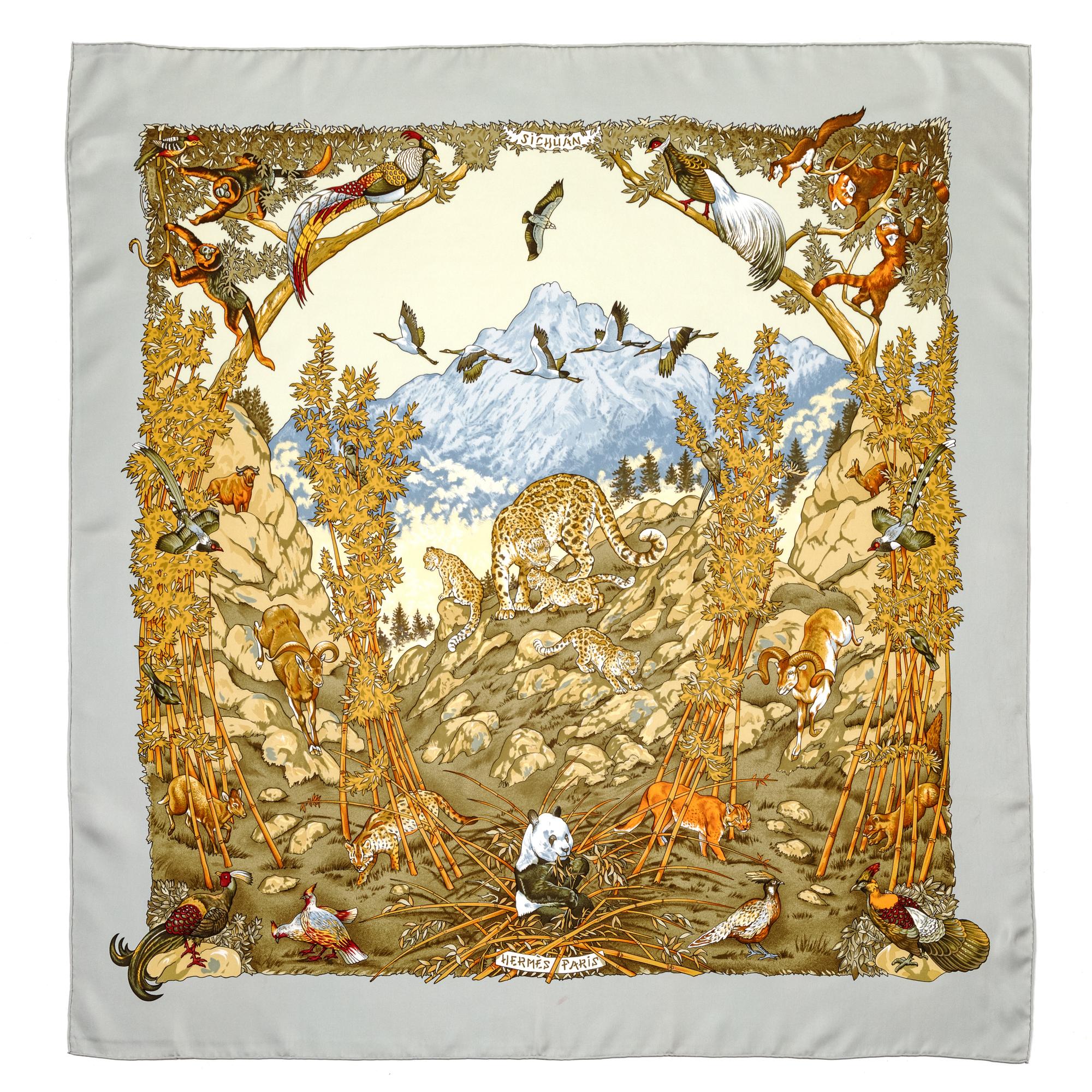 Hermès 90cm Silk Scarf