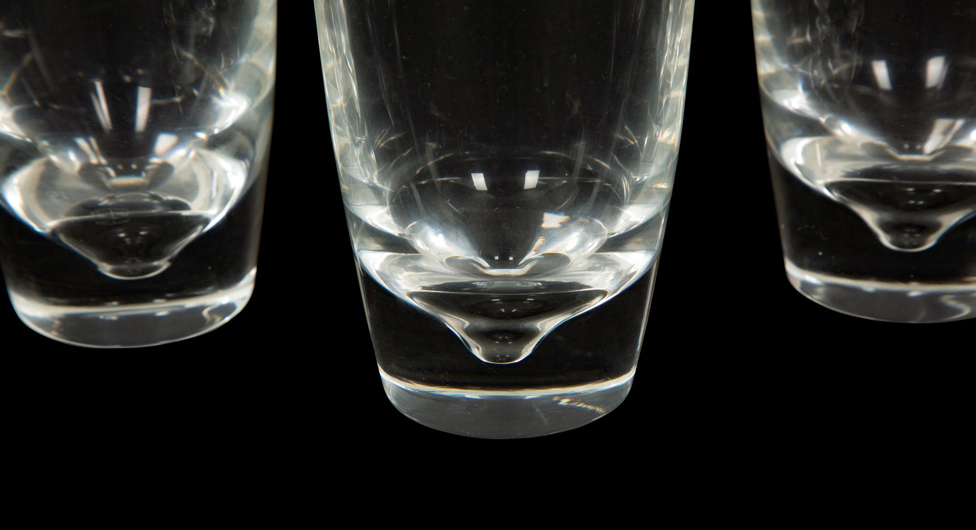 A Set of Twelve Steuben Highball Glasses