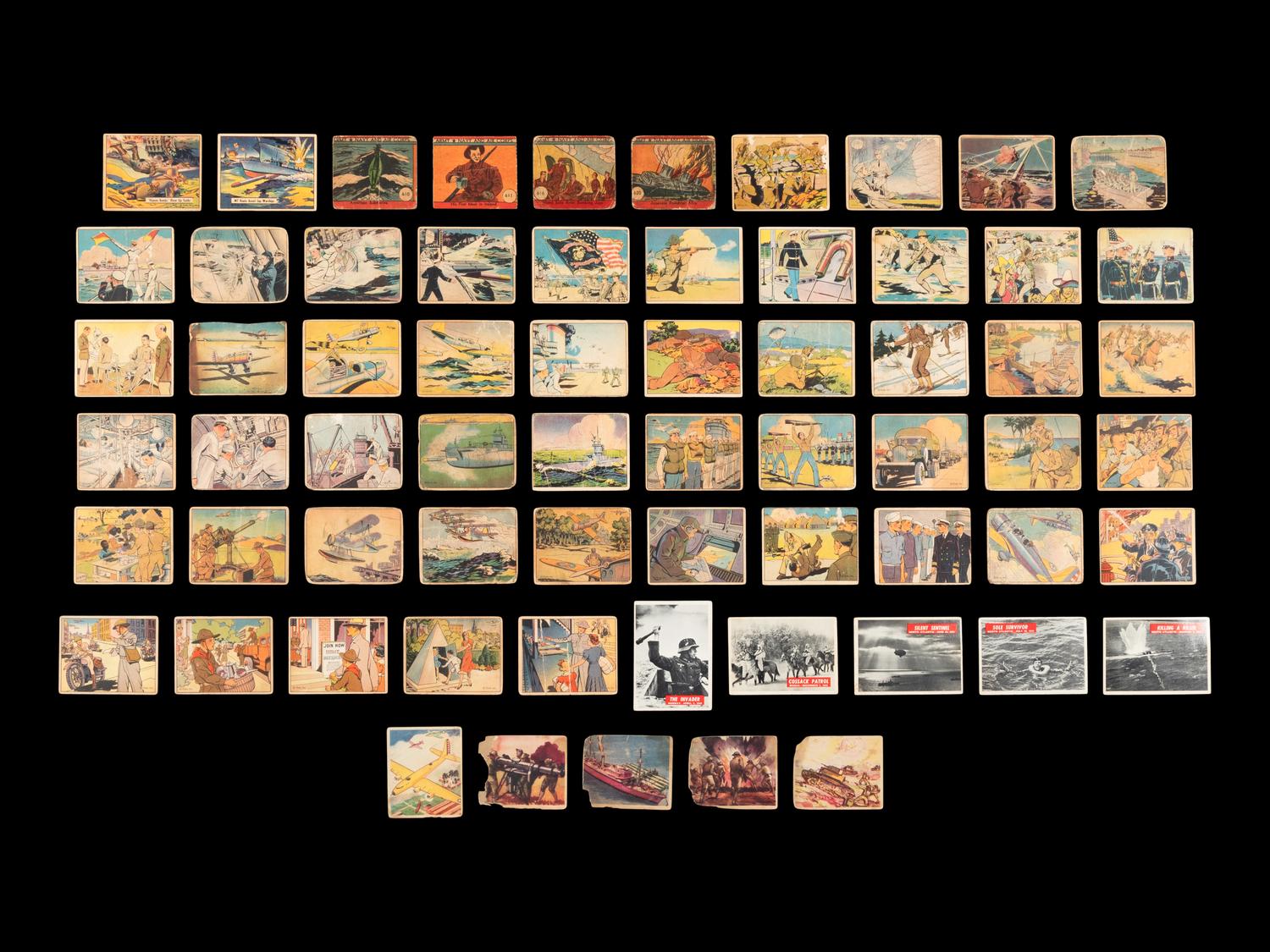A Collection of 20th Century Non Sport War Cards