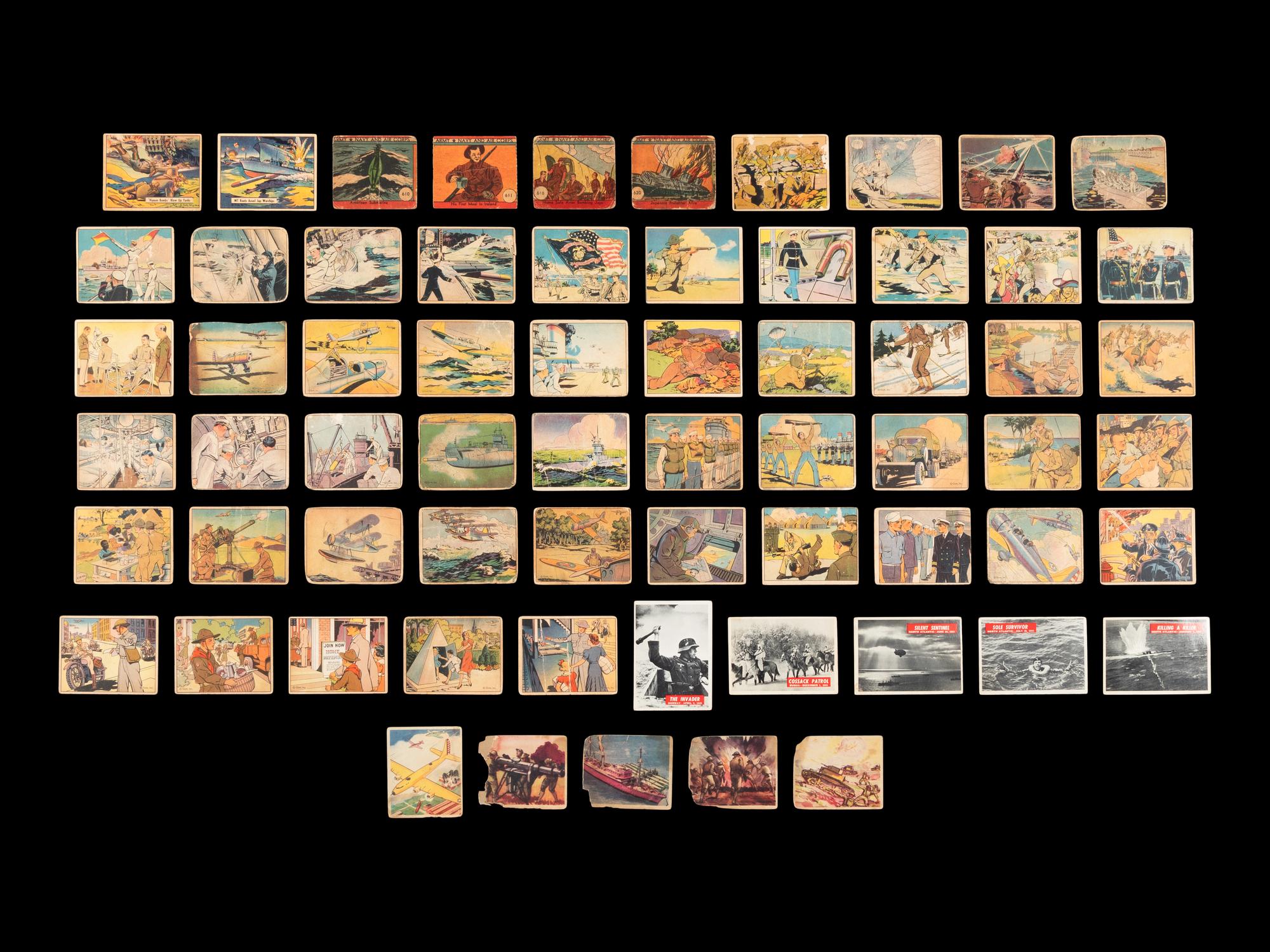 A Collection of 20th Century Non Sport War Cards