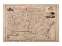 [MAPS]. 40+ maps published by Johnson & Ward, highlighted by US Civil War-period maps.