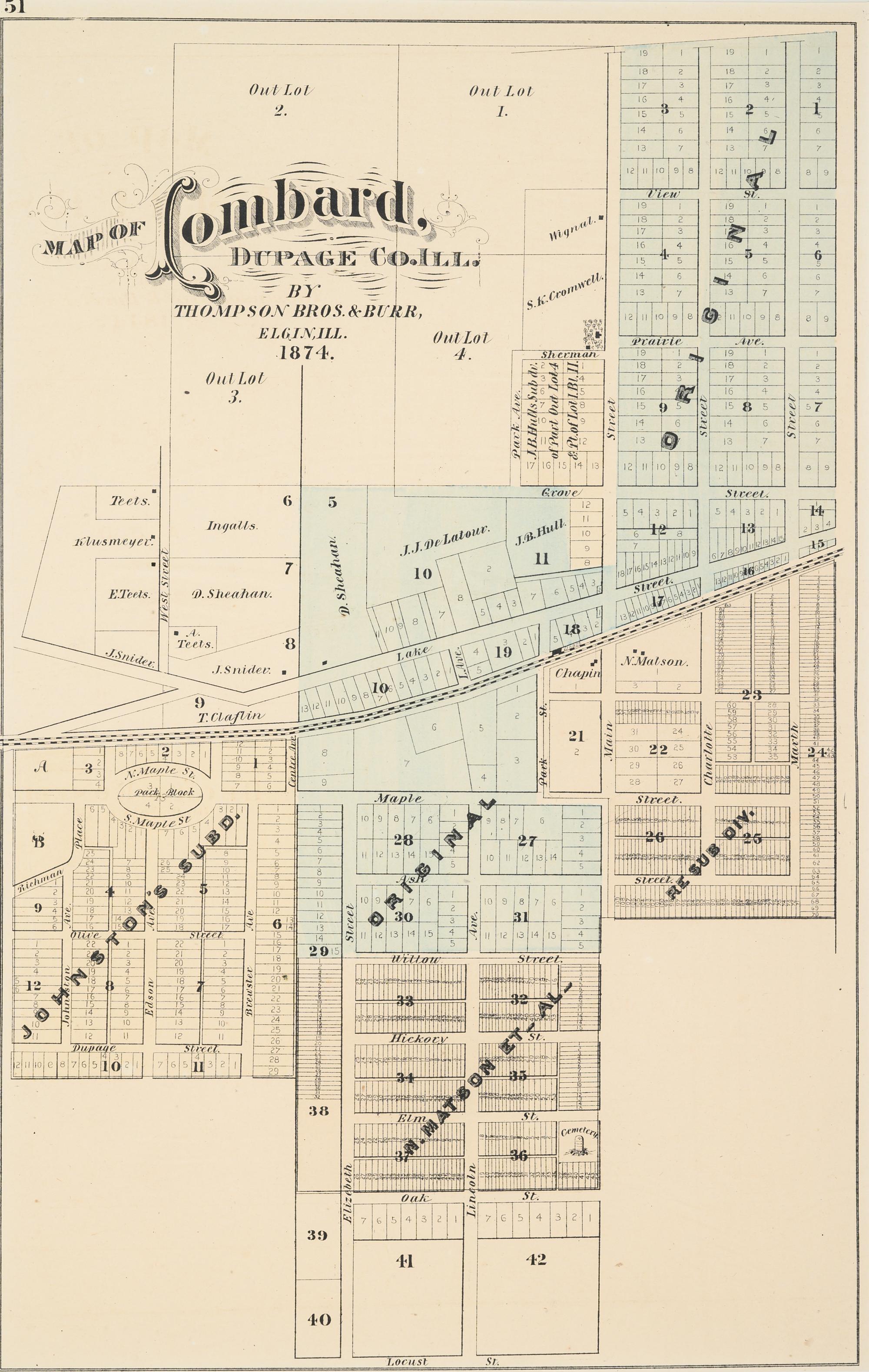 A Group of 11 19th and 20th century maps, comprising: