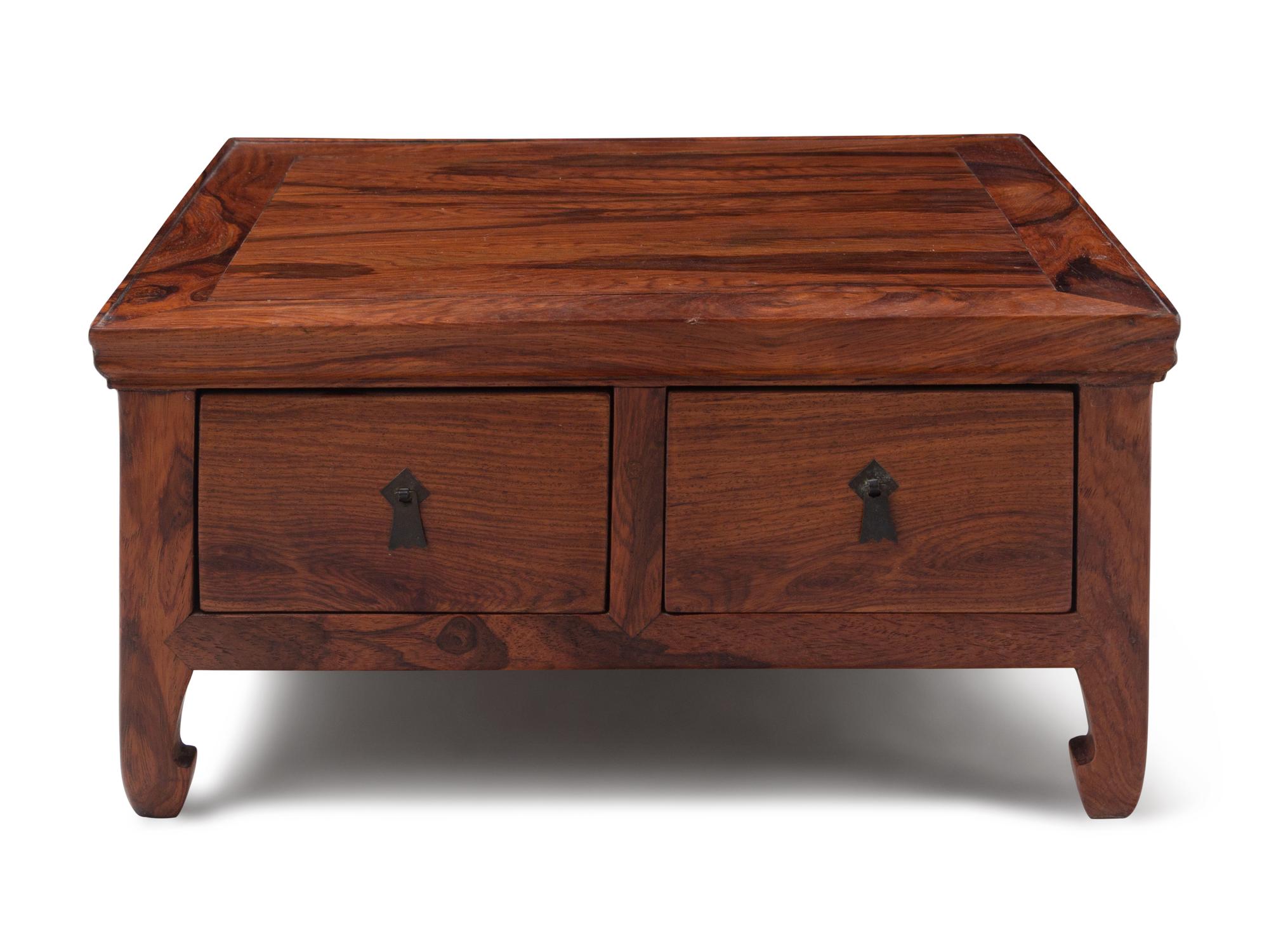A Huanghuali Kang Table, Kangzhuo