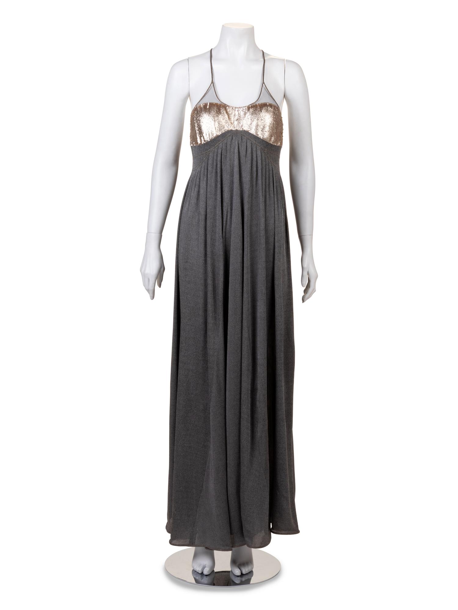 Geoffrey Beene Evening Dress with Sequins, 1990s