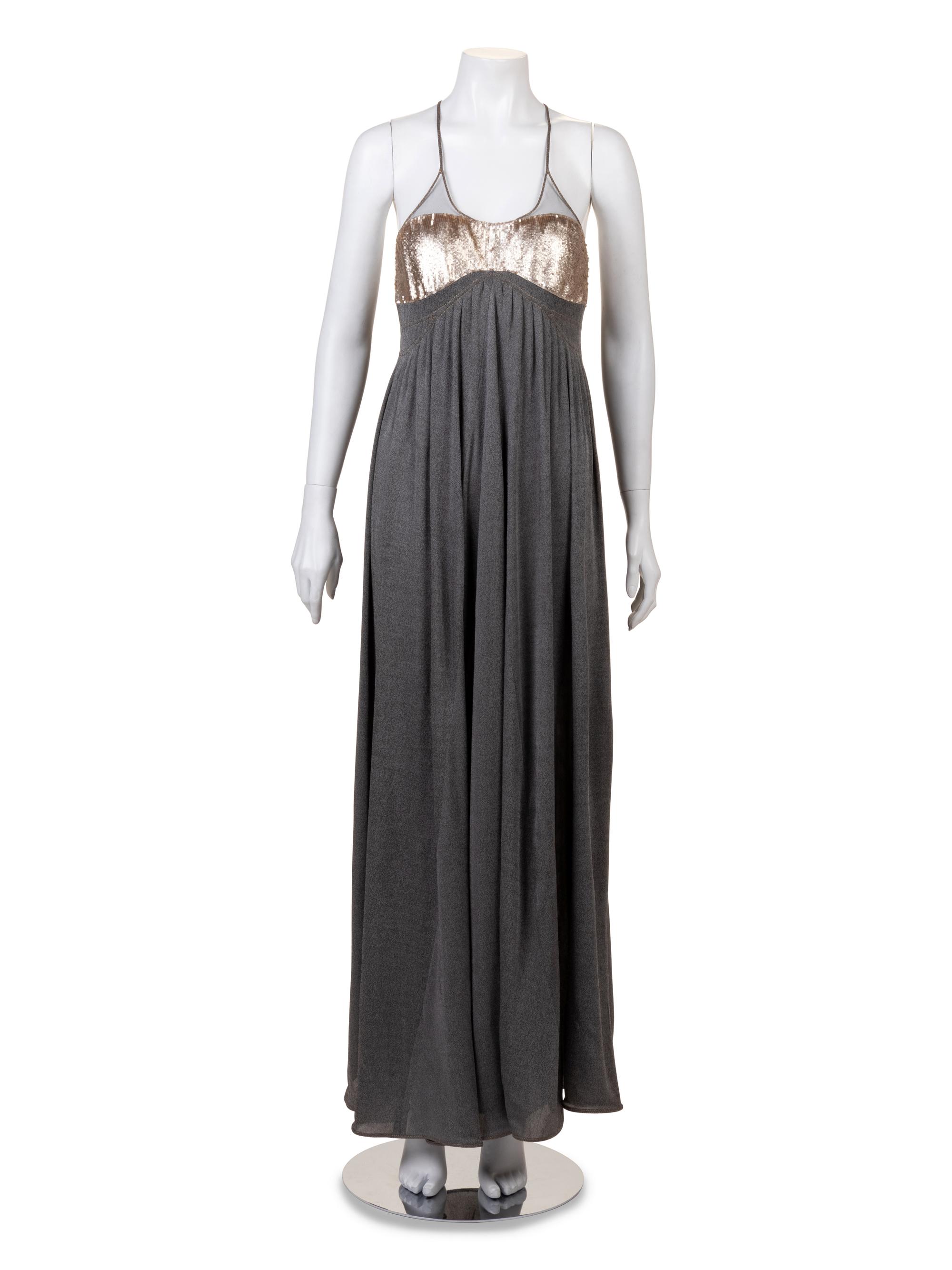 Geoffrey Beene Evening Dress with Sequins, 1990s
