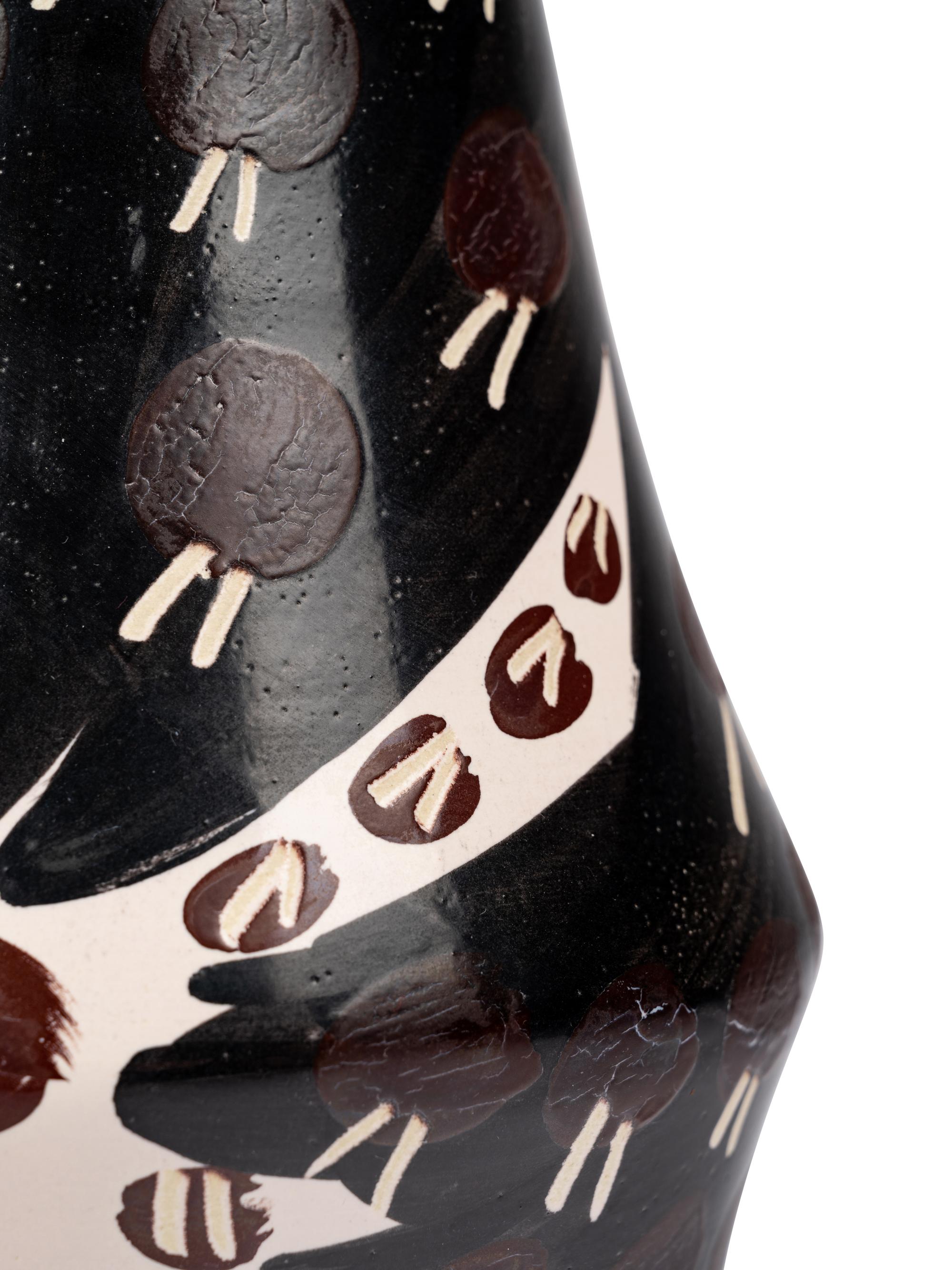 Black and Maroon Owl (A.R. 123)