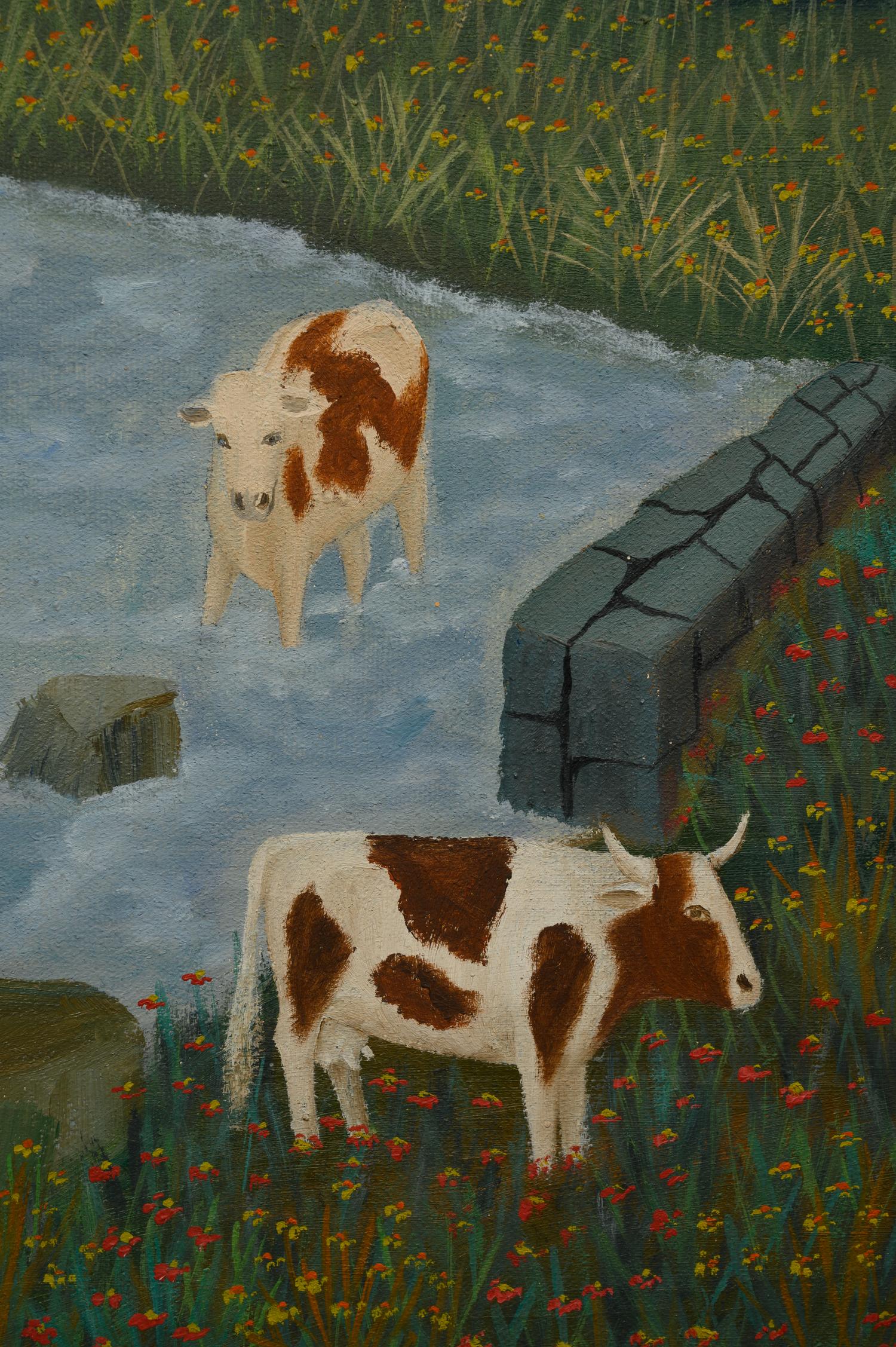 Cows Grazing