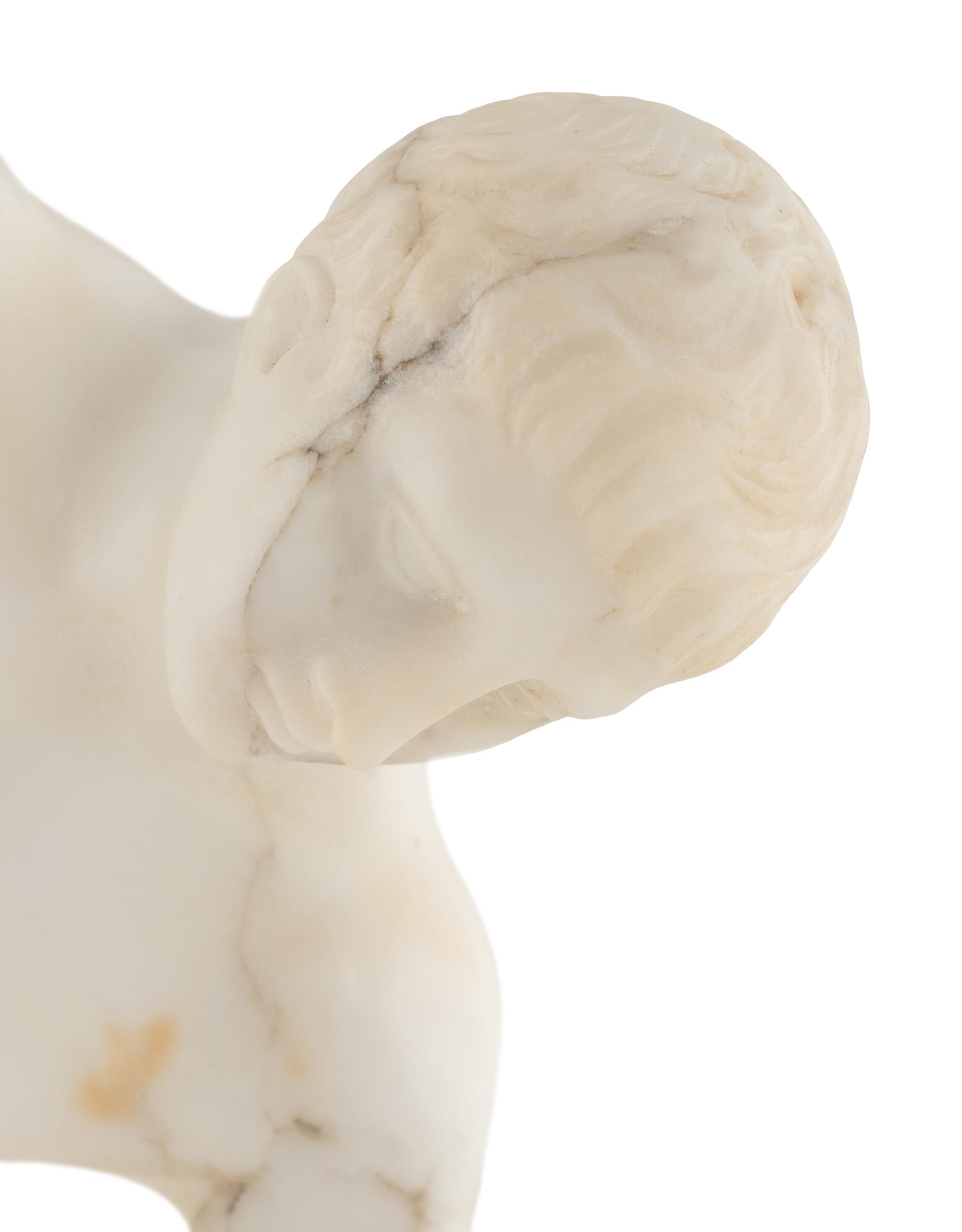 An Italian Marble Discobolus