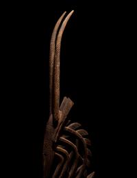 A Bamana Wood Antelope (Chiwara)