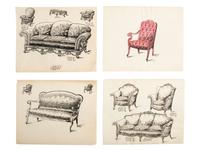 Portfolio of Parlor Furniture Drawings 1914-1923