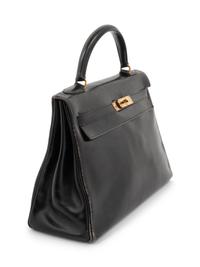 Hermès Black Leather Kelly Bag, 1970