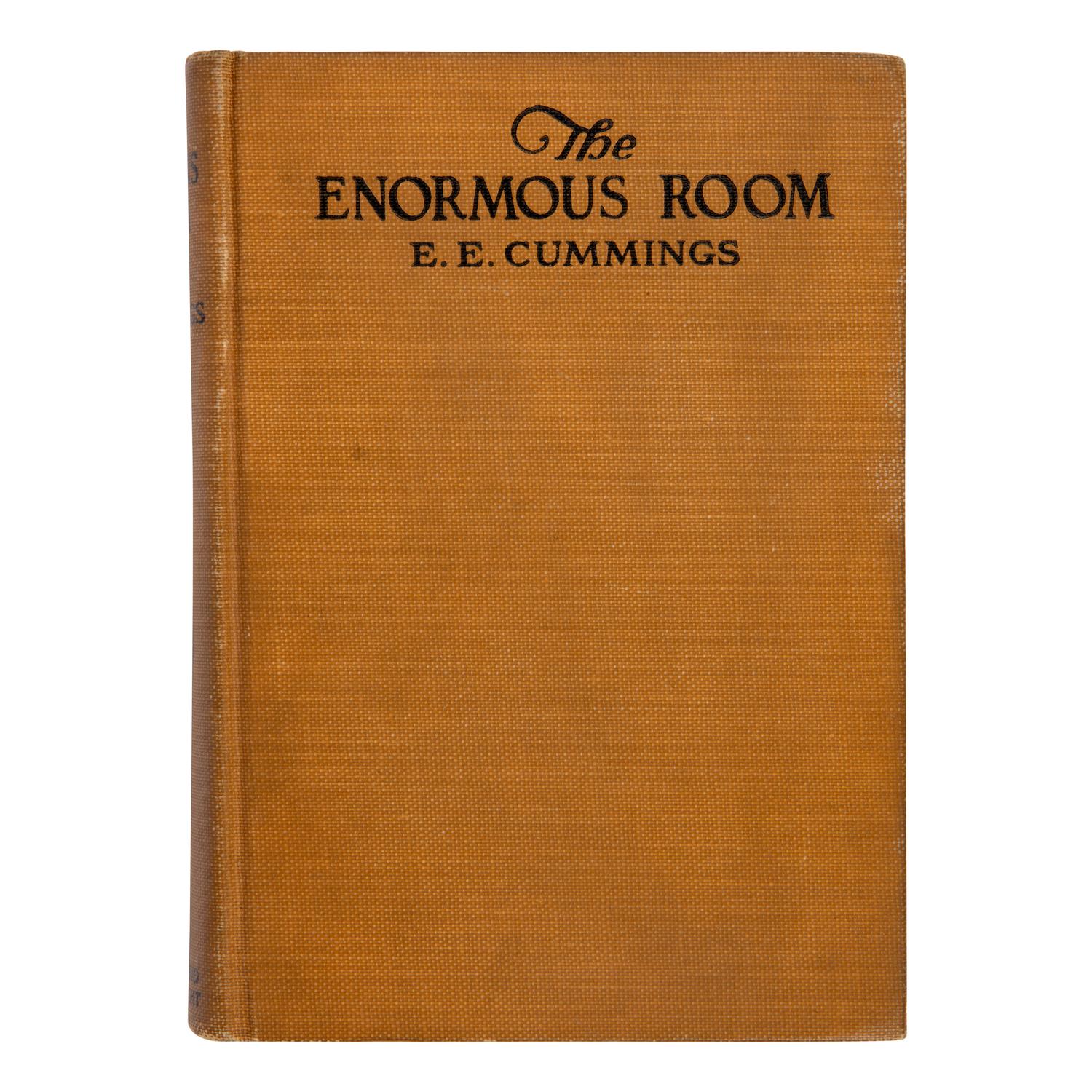 Cummings, e.e. (1894-1962). The Enormous Room . New York: Boni and Liveright, 1922.