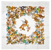 An Hermes 90cm Silk Scarf, 36"x36".