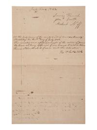 [ENSLAVEMENT & ABOLITION]. A group of 6 estate documents listing individual enslaved persons, most by name. [Bourbon County, KY]. 1831-1861.