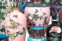 34 Japanese Cloisonné Articles