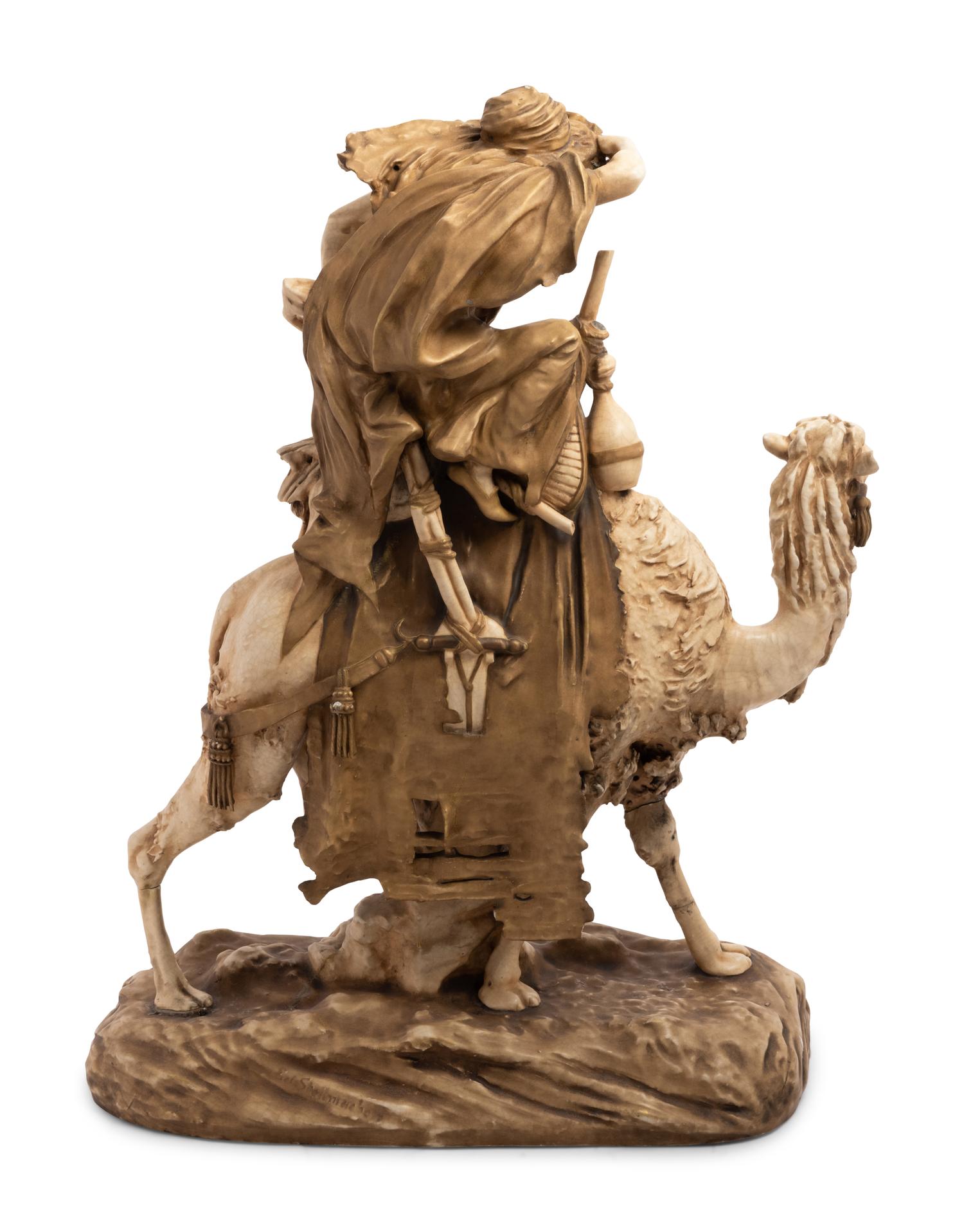 A Royal Dux Orientalist Figural Group
