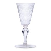 A Dutch Engraved Ale Glass