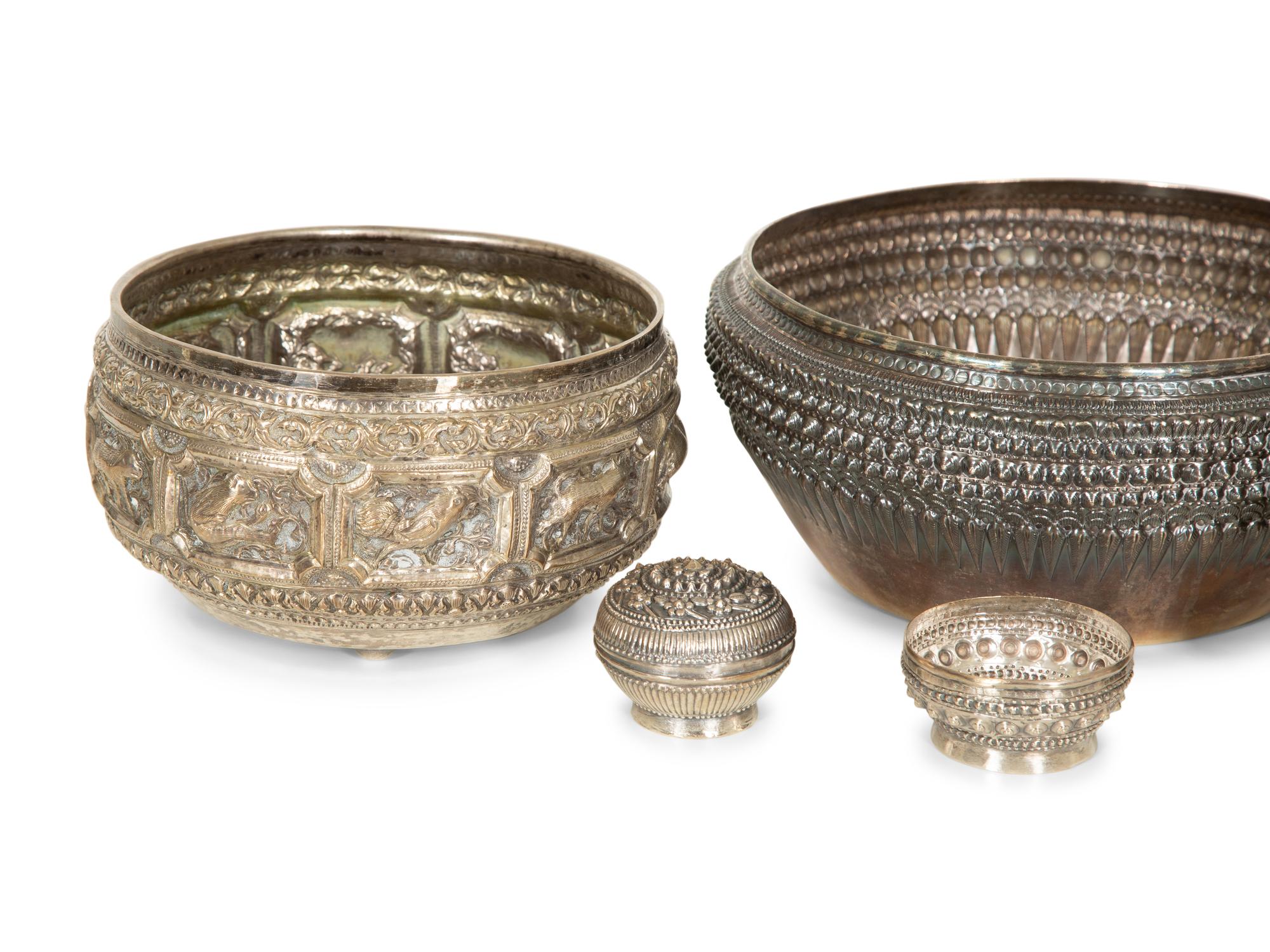 A Group of Seven Asian Silver Articles