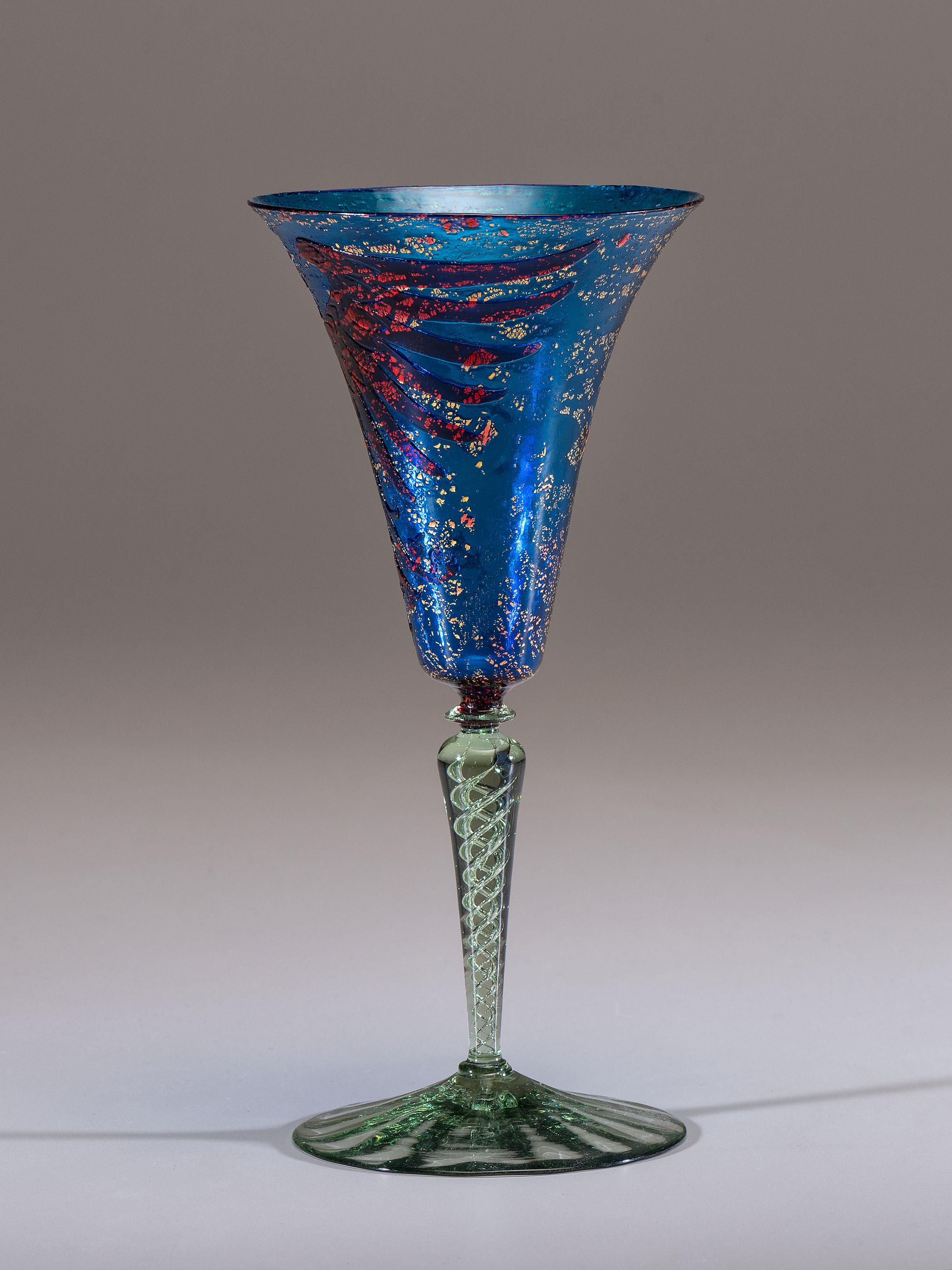 An Etched Wine Glass
