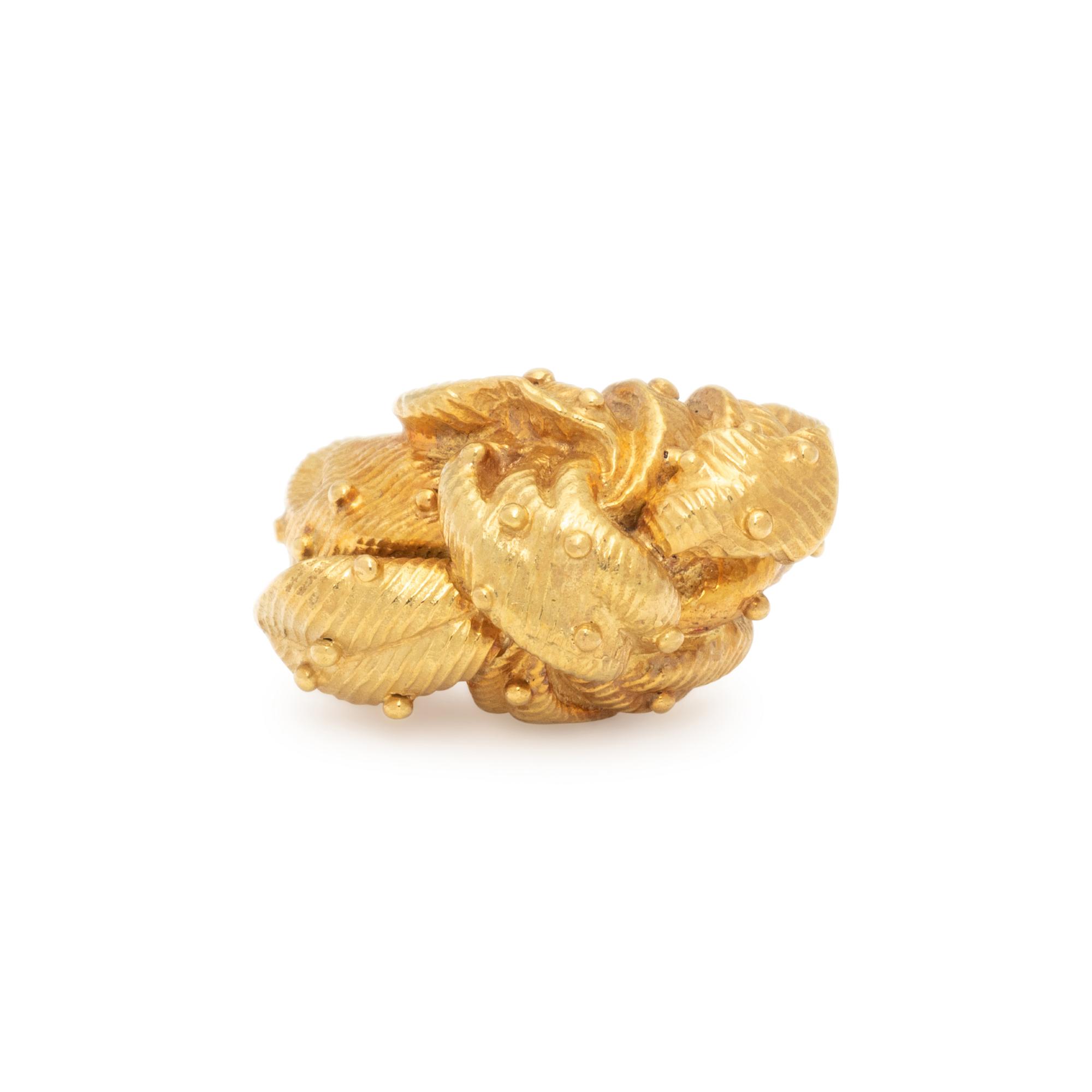 TIFFANY & CO., SCHLUMBERGER, YELLOW GOLD BOW RING