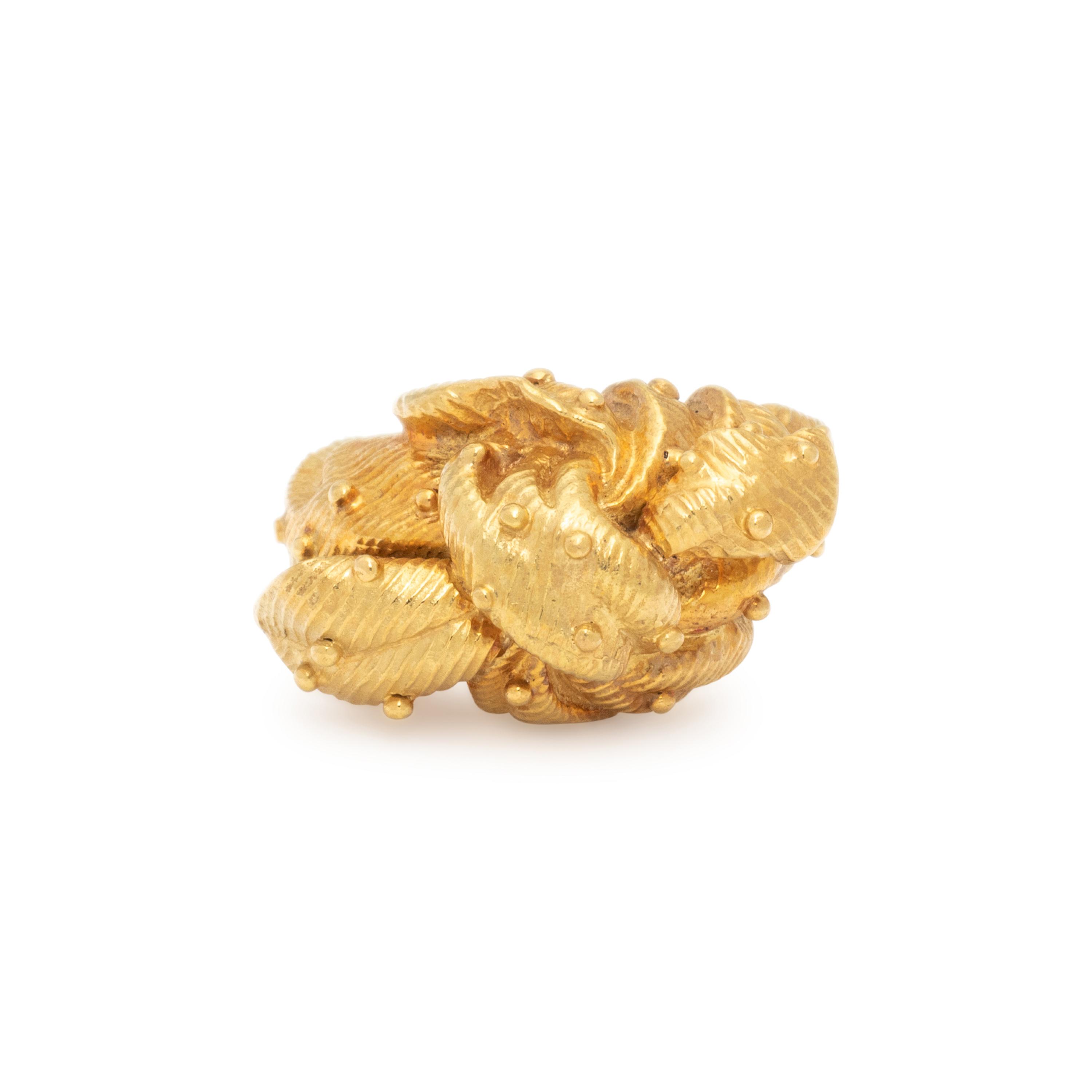 TIFFANY & CO., SCHLUMBERGER, YELLOW GOLD BOW RING