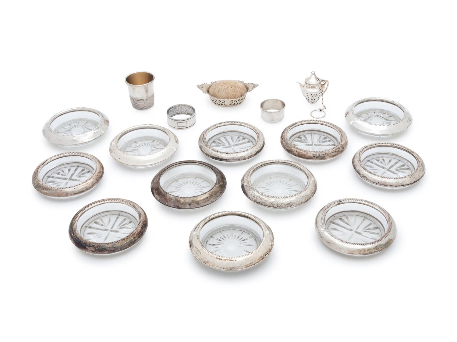 A Collection of American Silver and Silver Mounted Articles — 20th Century