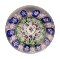 A Concentric Millefiori Glass Paperweight