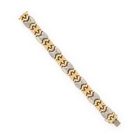 Bicolor Gold and Diamond Bracelet