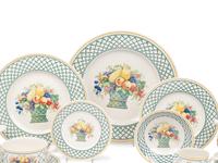 A Villeroy and Boch Basket Dinner Service