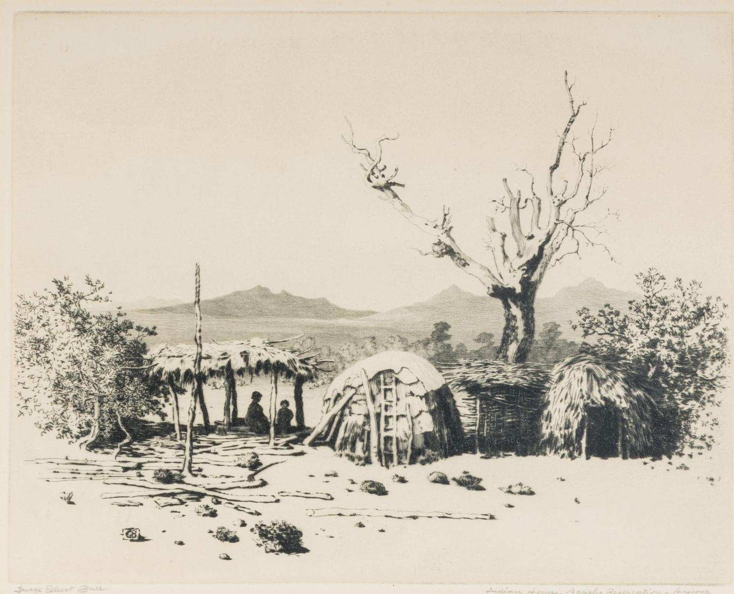 Indian Home, Apache Reservation – Arizona