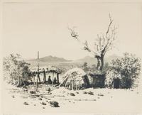 Indian Home, Apache Reservation – Arizona