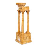 A Grand Tour Marmo Giallo Antico Marble Model of the Temple of Vespasian and Titus