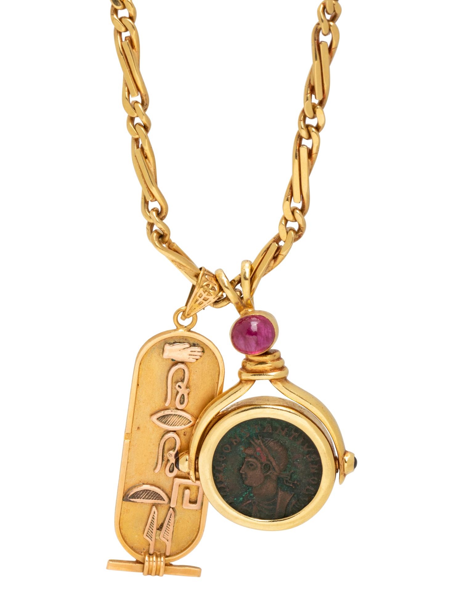 YELLOW GOLD PENDANT/NECKLACE