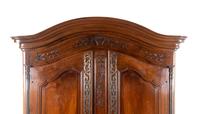 A Louis XV Provincial Walnut Armoire