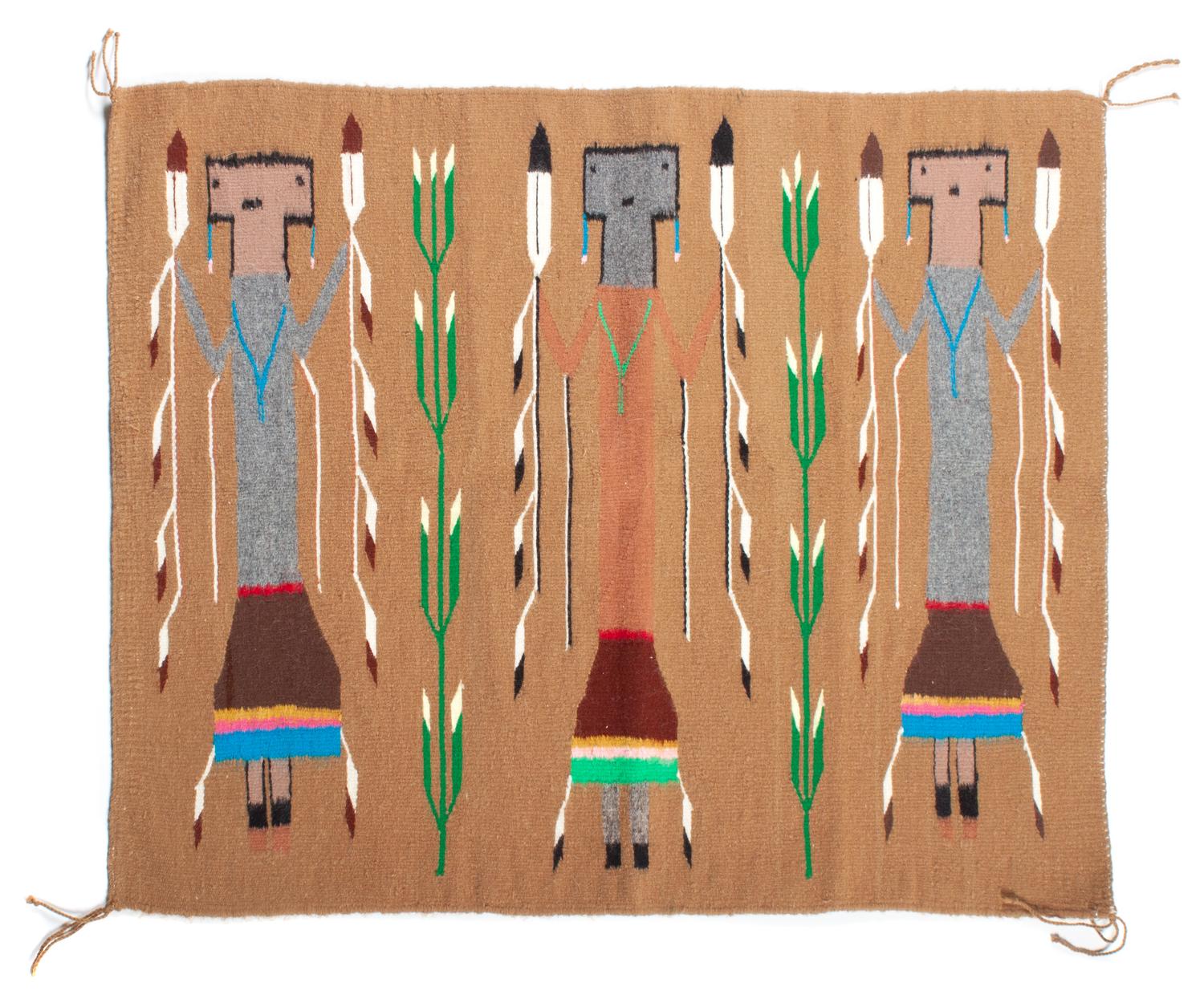 Two Contemporary Navajo Rugs Largest 36 x 57 inches