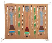 Two Contemporary Navajo Rugs Largest 36 x 57 inches