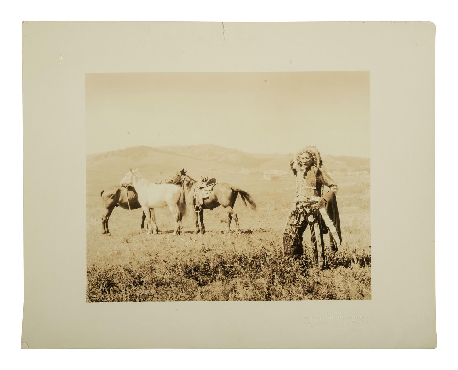 [NATIVE AMERICANS]. 50+ photos & postcards of Native Americans incl. image by RINEHART.